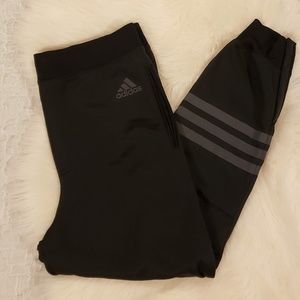 *Sold* Womens Adidas Three Stripes Black